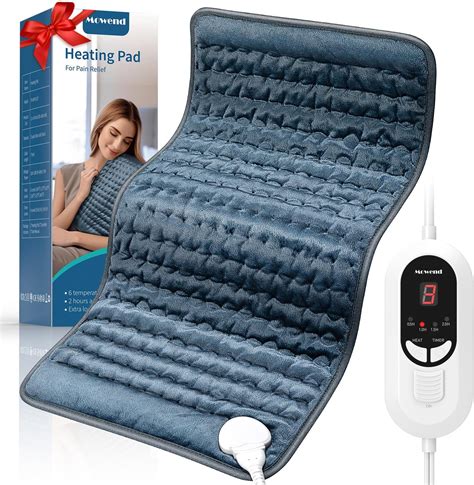 zxu|ZXU Heating Pad for Back Pain and Cramps Relief, 12” x 24”。